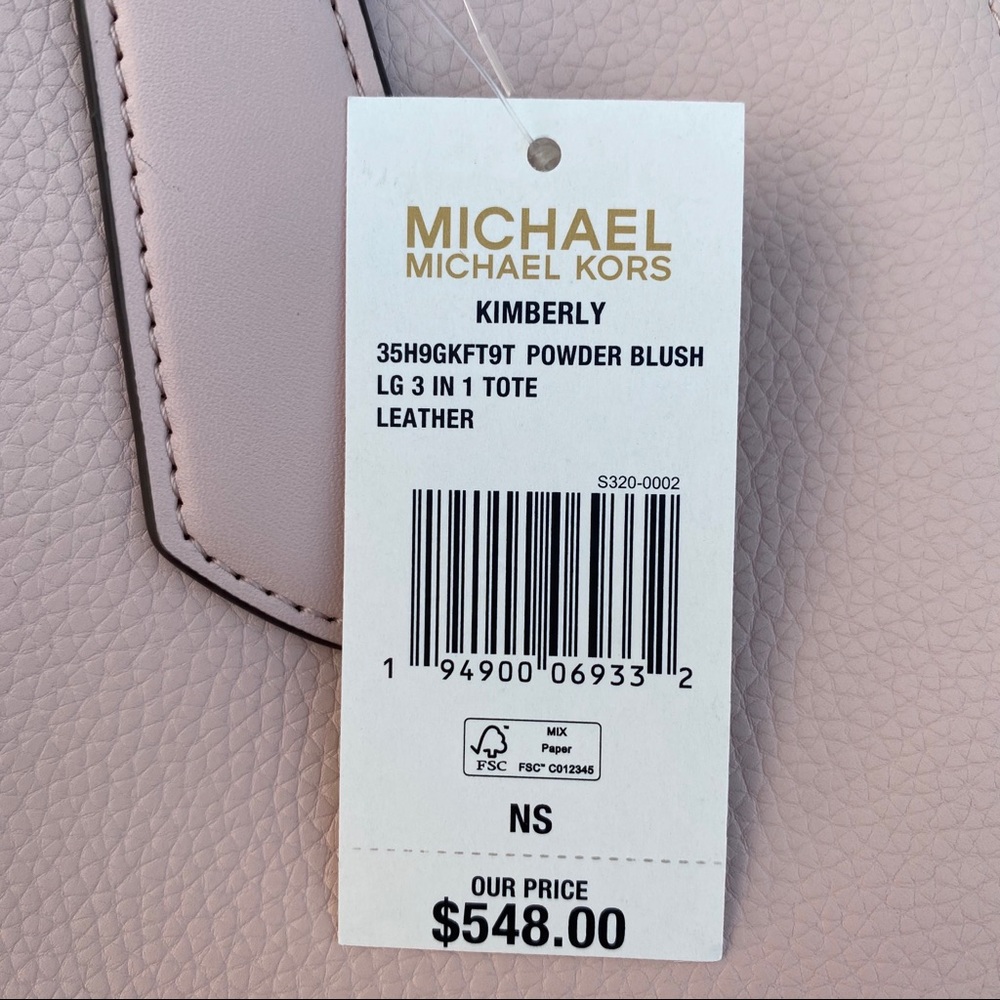 NWT Michael Kors Kimberly Large 3 in 1 Tote - Picture 7 of 7